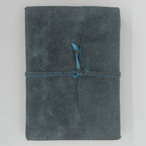 Caderno de Couro Clássico, 100 Folhas ⭐⭐⭐⭐⭐