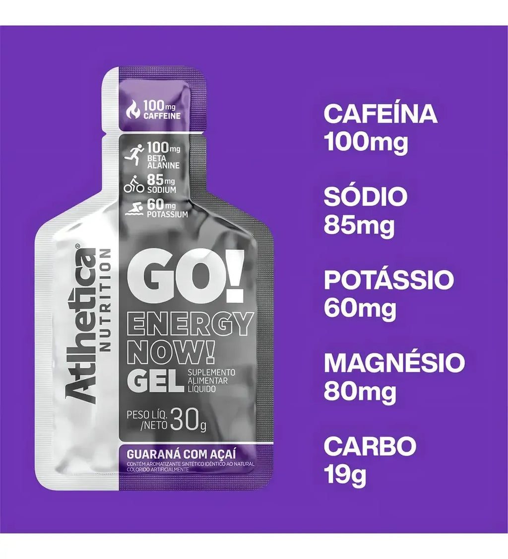 Carboidrato Gel Go! Recovery (10x30g) - Sabor Guaraná Com Açaí