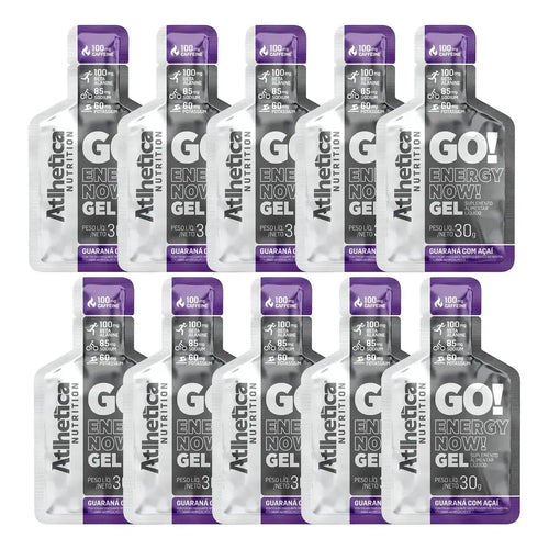 Carboidrato Gel Go! Recovery (10x30g) - Sabor Guaraná Com Açaí