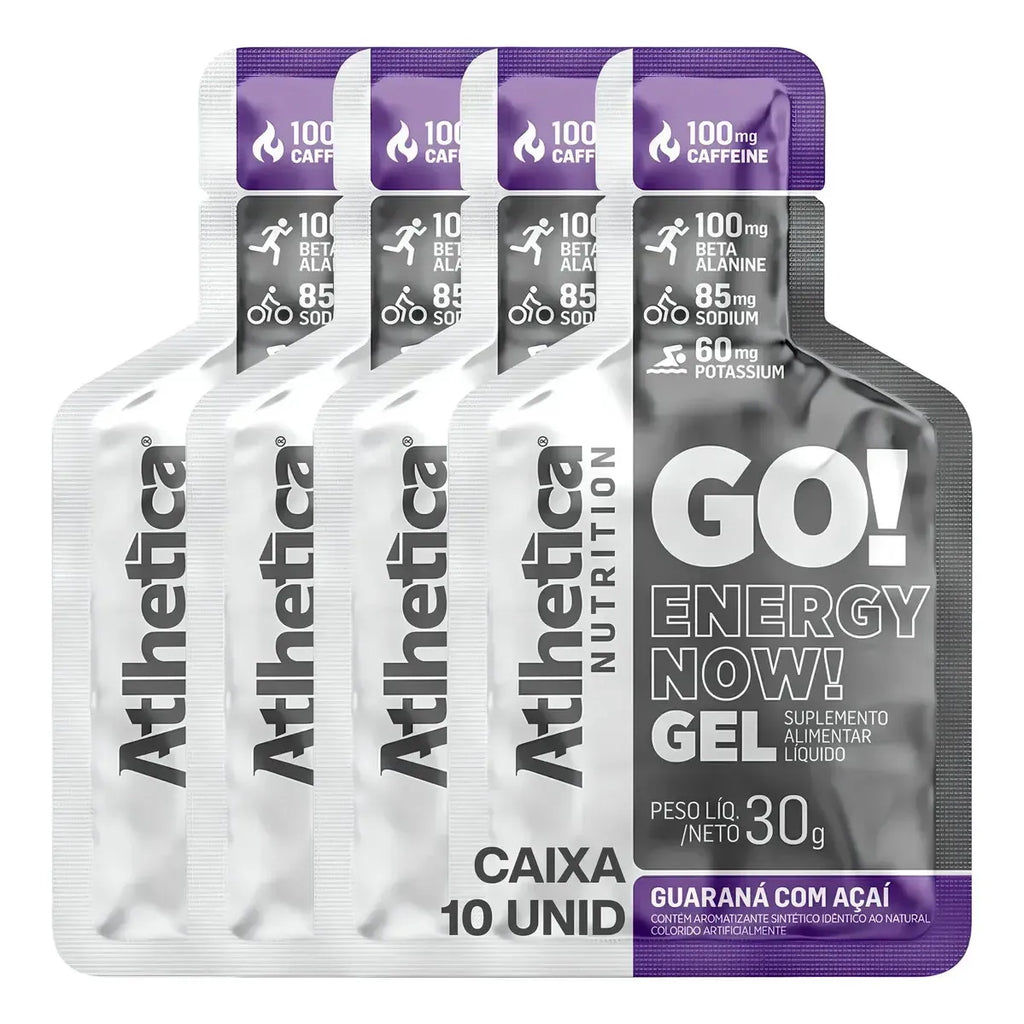 Carboidrato Gel Go! Recovery (10x30g) - Sabor Guaraná Com Açaí
